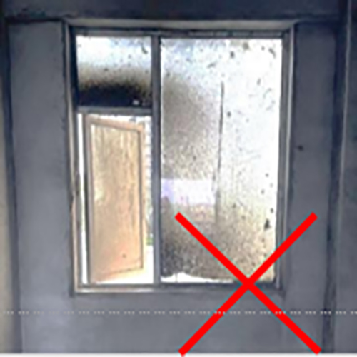 窗戶、風(fēng)撐等五金配件污染嚴(yán)重(圖1) 窗戶五金件.jpg