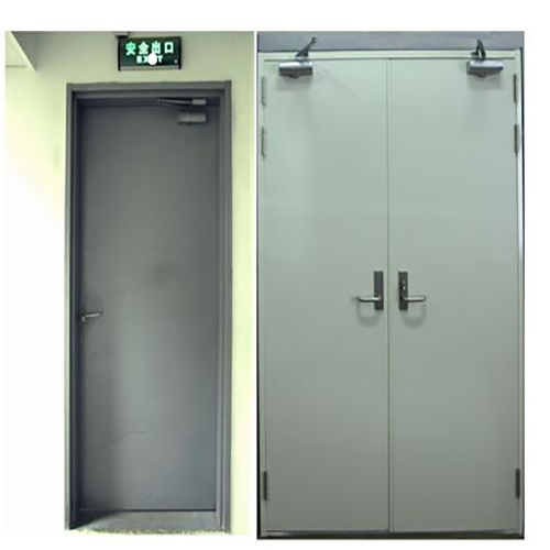 通向室內(nèi)安全區(qū)域的疏散門采用什么等級(jí)的防火門(圖1) 安全出口處防火門.jpg