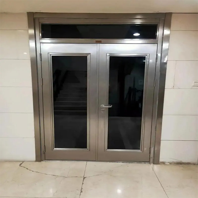 防火玻璃門有沒有不銹鋼的(圖1) 不銹鋼防火門玻璃.jpg